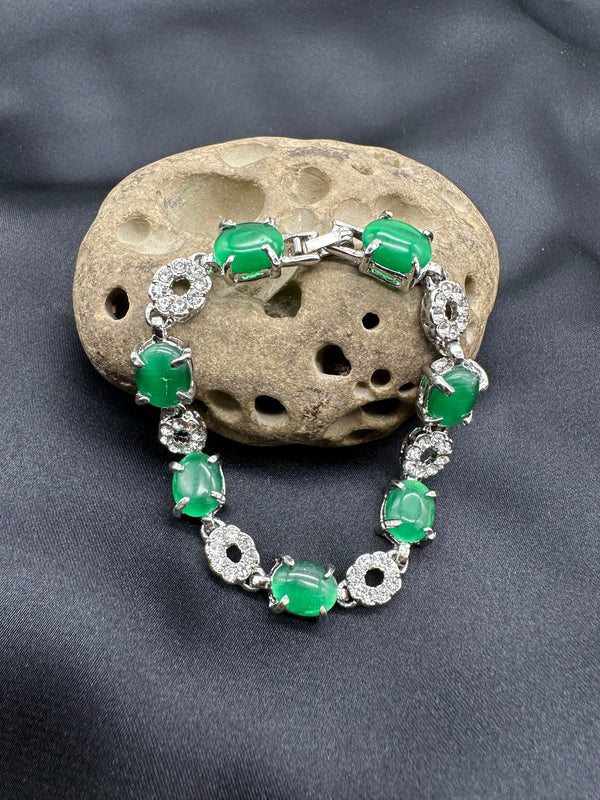 Natural jade bracelet