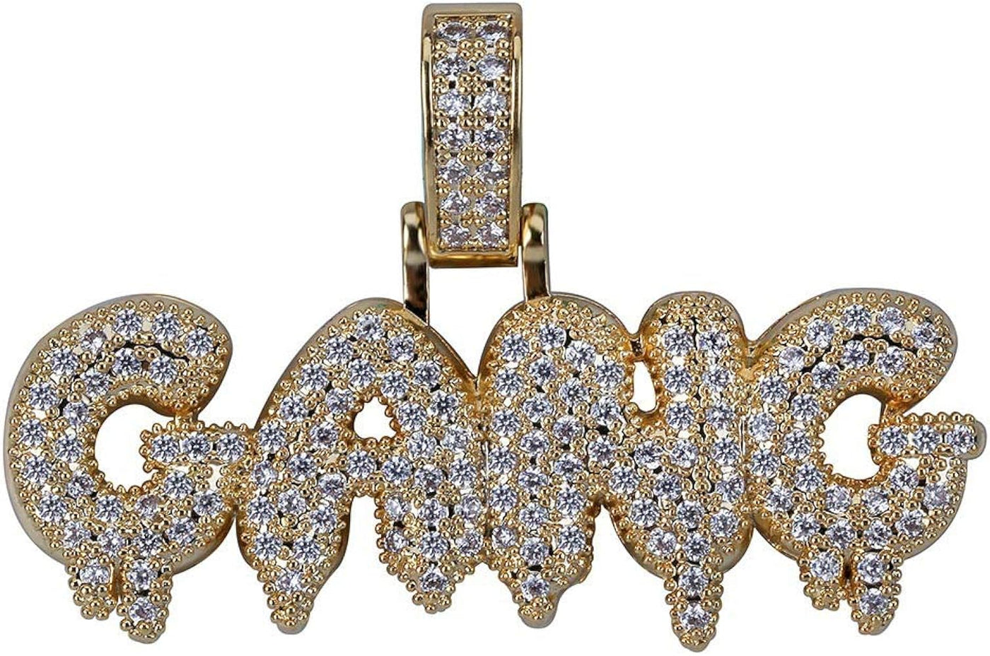 Dripping letters (iced out)
