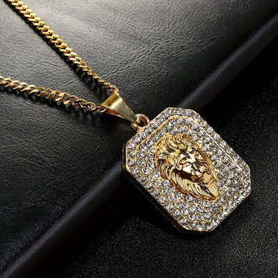Lion pendant ( iced out )