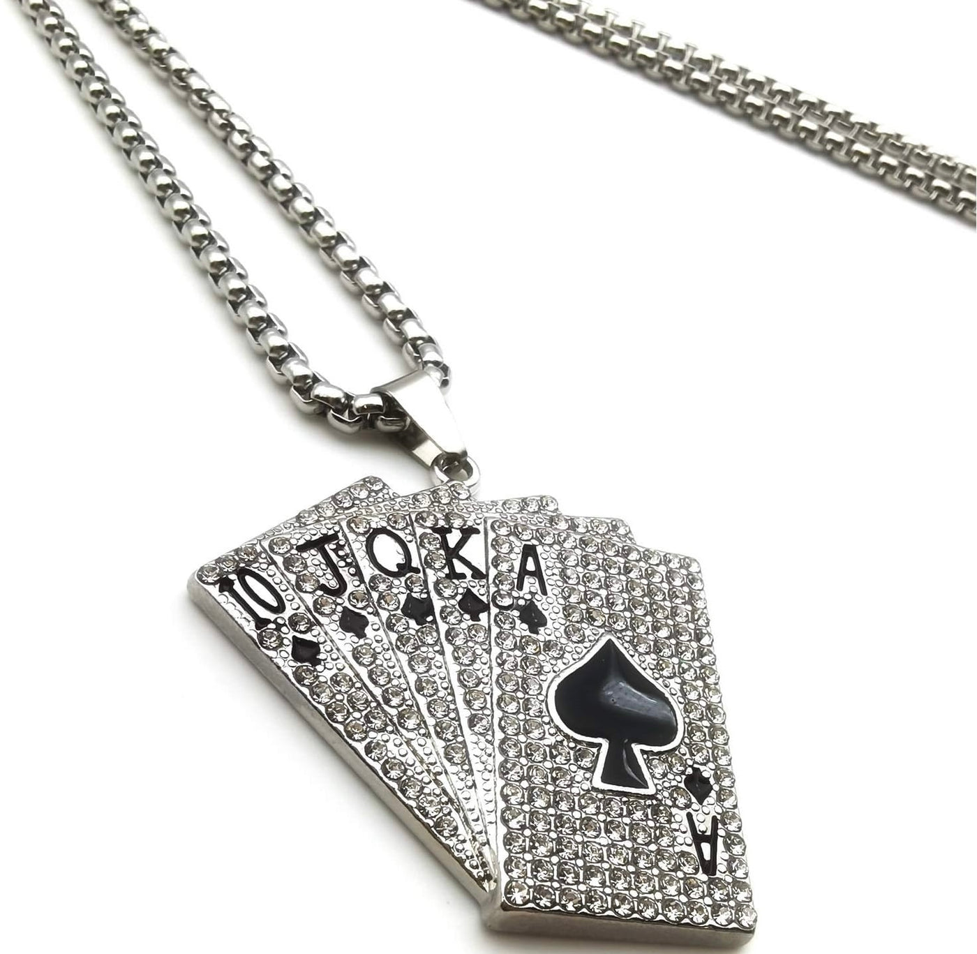 Spades pendant (Iced out )