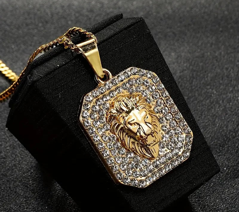 Lion pendant ( iced out )