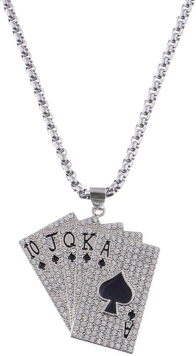 Spades pendant (Iced out )