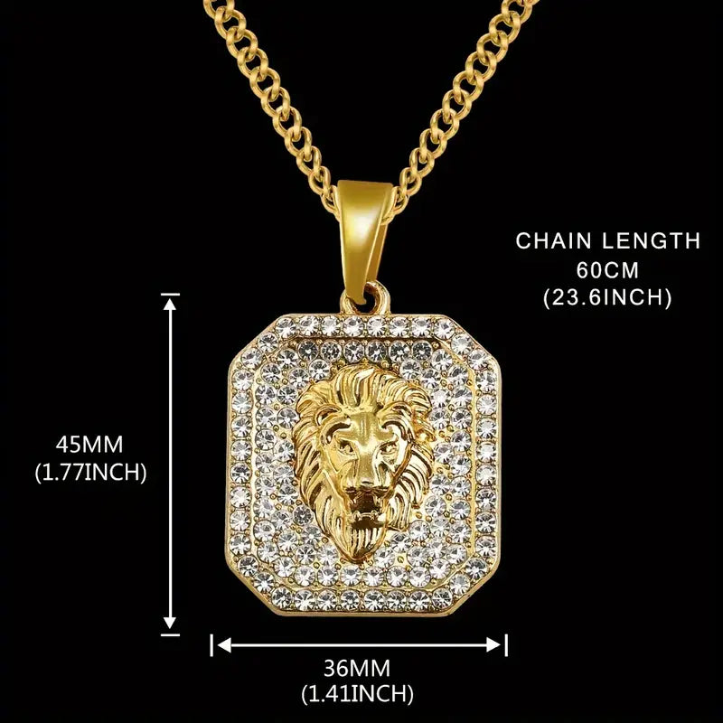 Lion pendant ( iced out )
