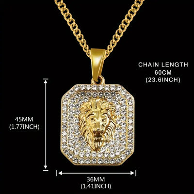 Lion pendant ( iced out )